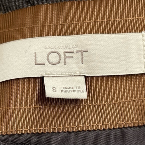 Loft Wool Blend Career Office Pencil Skirt NWOT - Picture 5 of 9